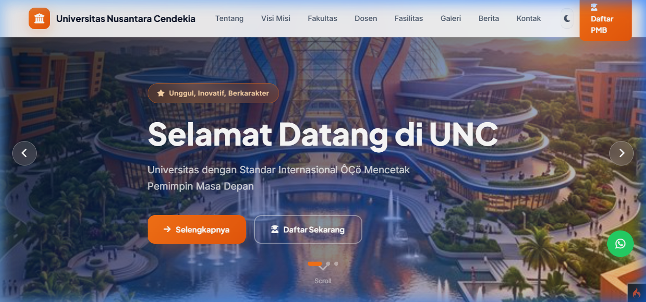 Demo Web Profil Kampus